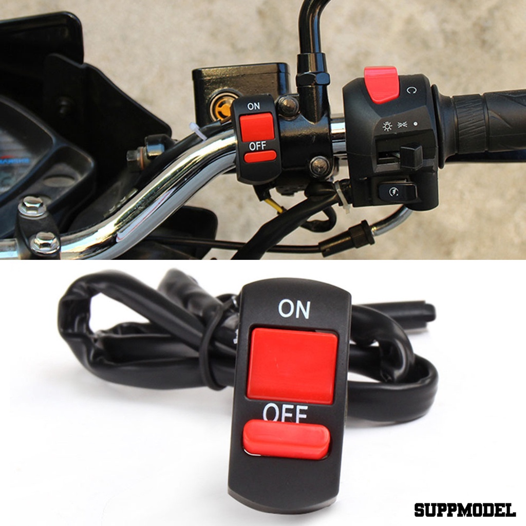 SPM DC12V/10A Universal Motorcycle Headlight Handlebar Flameout Switch ON OFF Button