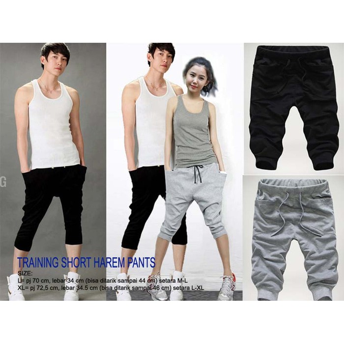 CELANA TRAINING HAREM PANTS PRIA WANITA - CELANA JOGGER - CELANA DANCE IMPORT