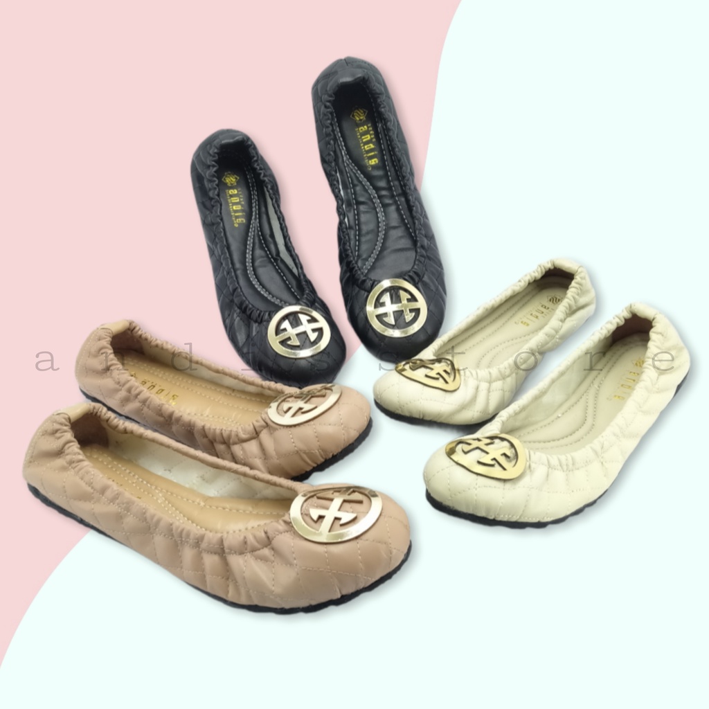 Sepatu Wanita Flatshoes Roll it Andis AN 18