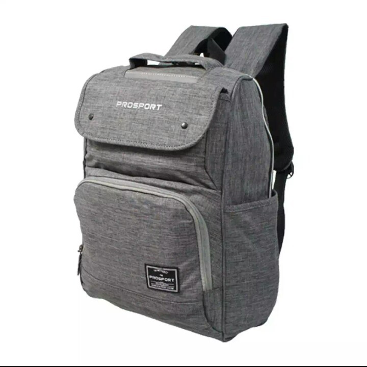 Prosport Tas Ransel Pria Dan Wanita Tas Fashion Backpack Original - Grey