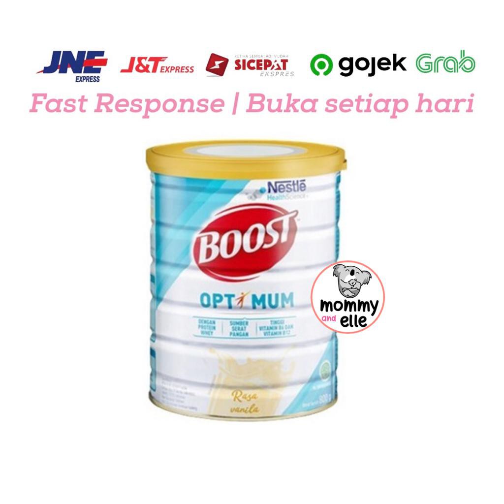 Nestle BOOST OPTIMUM 400 gram (susu bubuk Nutren Boost orang tua dewasa Whey Chemotherapy)