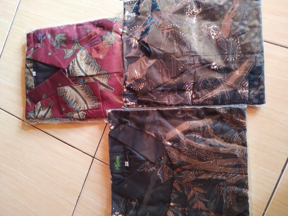 Pring Gading Kemeja Batik Pria Full Furing Bahan Katun Primisima
