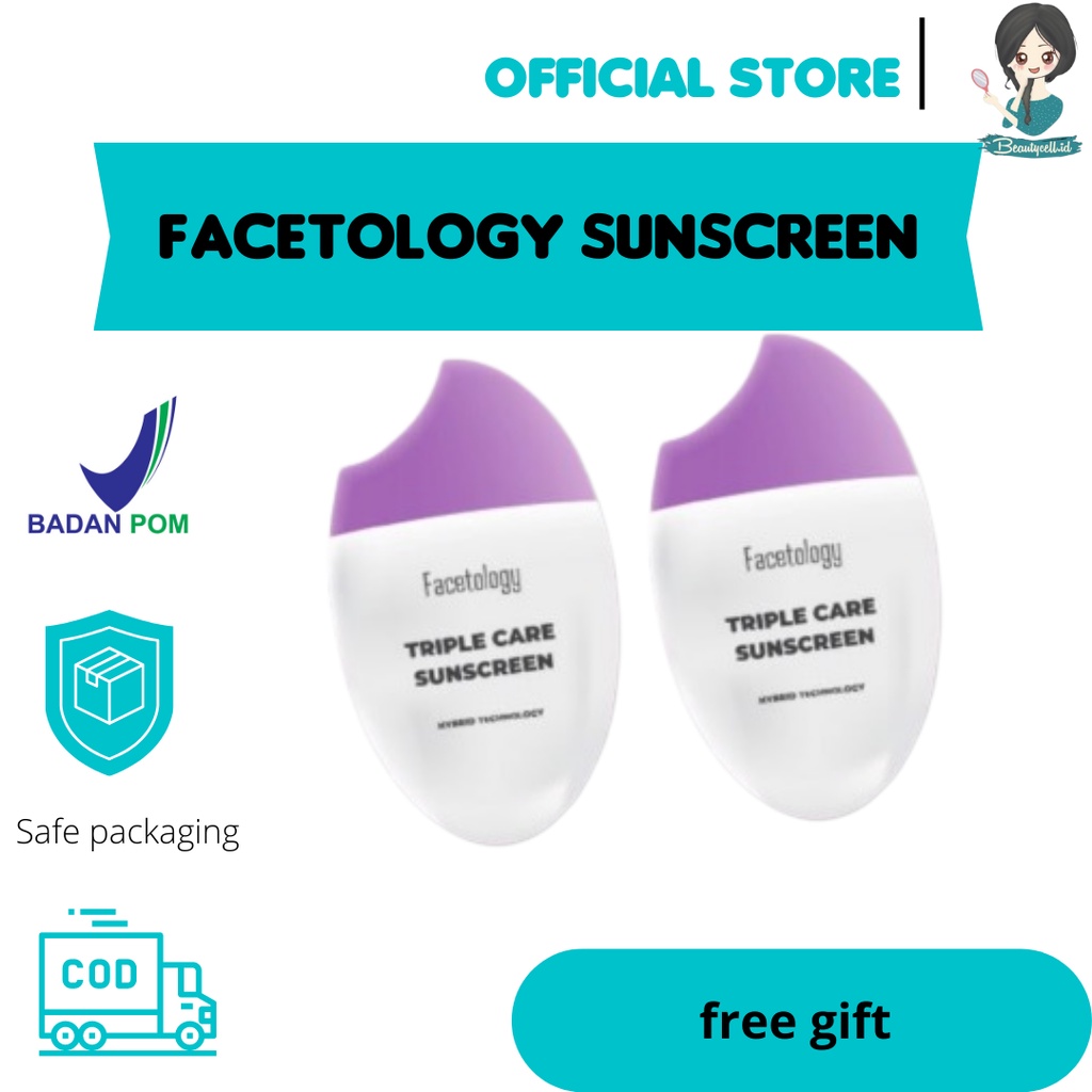 FACETOLOGY - Triple Sunscreen Spf 40+++