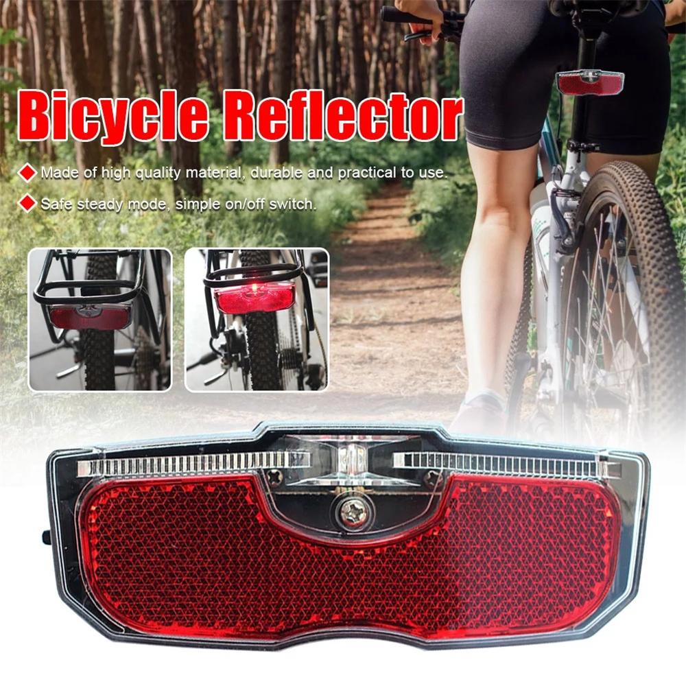 Sepeda Roadbike Reflektor Belakang Agustinina Praktis Untuk Rak Koper Lampu Belakang MTB Warning