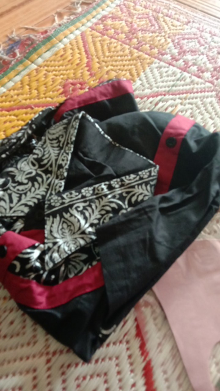 Maura/couple Kombinasi/sania Ruffle Batik Couple Pesta S.m.l.xl.xxl