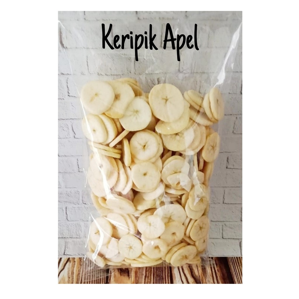 

Keripik Apel 500gr / Keripik Apel Premium / Keripik Buah Apel
