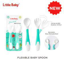 Little baby Fork And Spoon Flexible / Sendok &amp;  Garpu / Sendok Baby