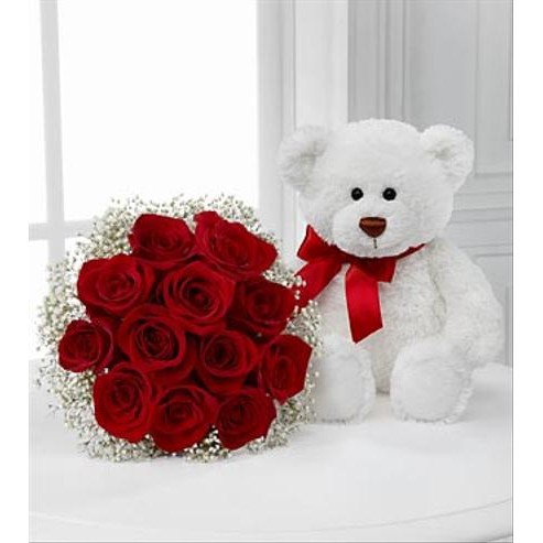 

Promo Paket Kado Gift Valentine Teddy Bear 02 Buket Bunga by LARVA