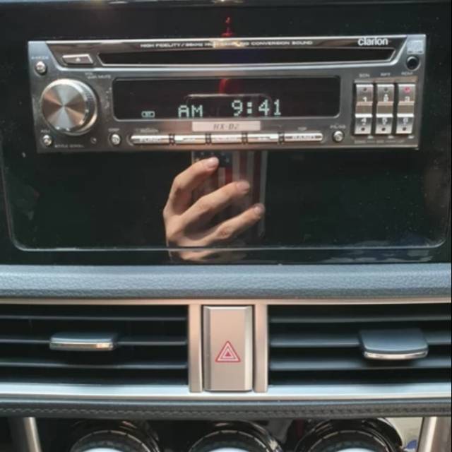 Head Unit Clarion HX-D2 Singledin dengan Disc Changer 6 Disc Lengkap