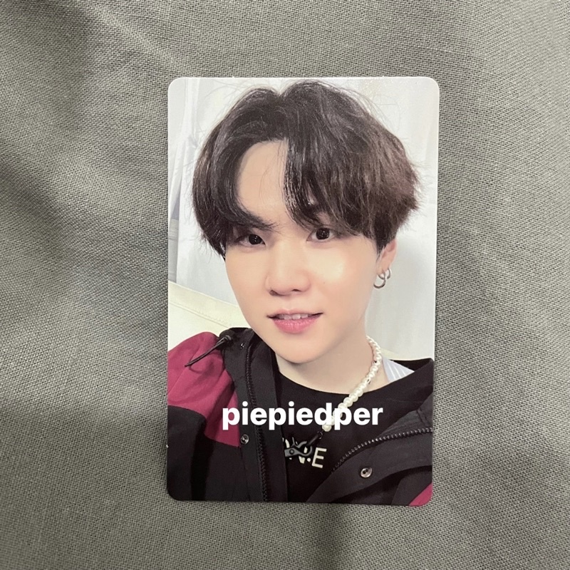 bts suga yoongi mots blu-ray on:e map of the soil bluray photocard pc