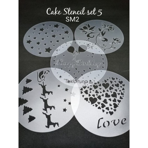 

Cake Stensil Set 5 SM2