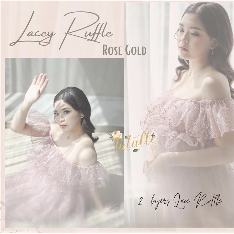 𝙏𝙪𝙩𝙪𝙡𝙡𝙚 Lace Ruffle Makeup / ruffle makeup/ ruffle mua/ ruffle organza