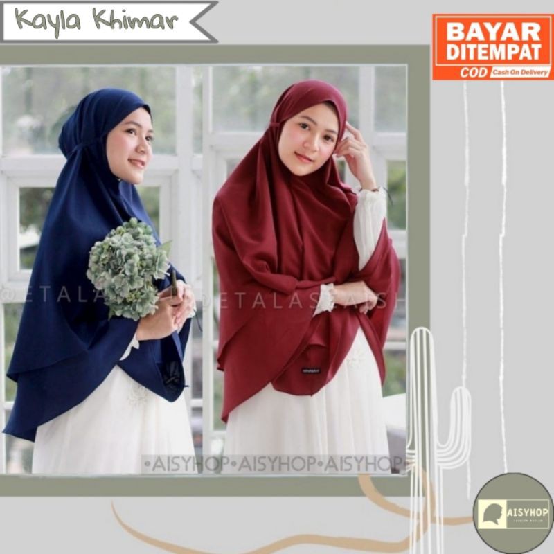 Kayla Hijab Jumbo Jilbab Keurudung Syari 2 Layer Terbaru