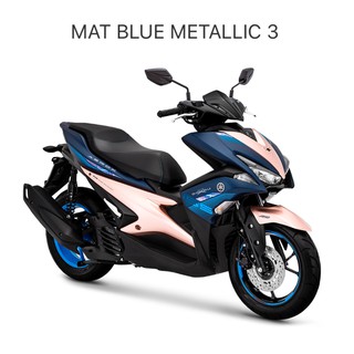 SARUNG KULIT JOK AEROX 155 S 2019 LIST BIRU ASLI ORIGINAL YAMAHA