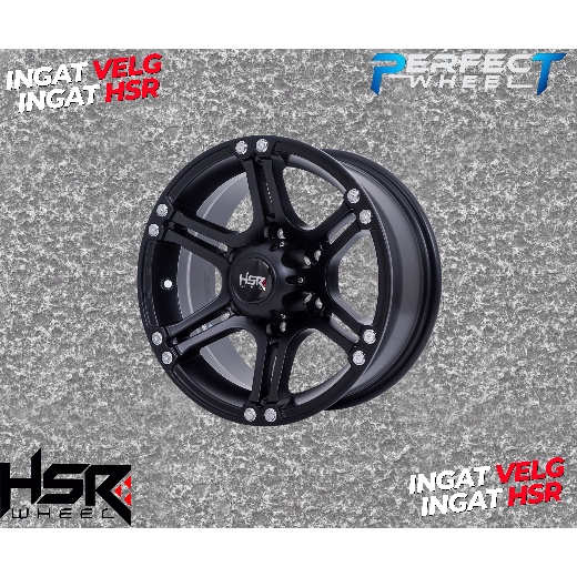 VELG HSR OFFROAD RING 15 LEBAR 7 BAUT 6 HIACE TERRANO EVEREST PANTHER PRADO LAND CRUISER HARDTOP