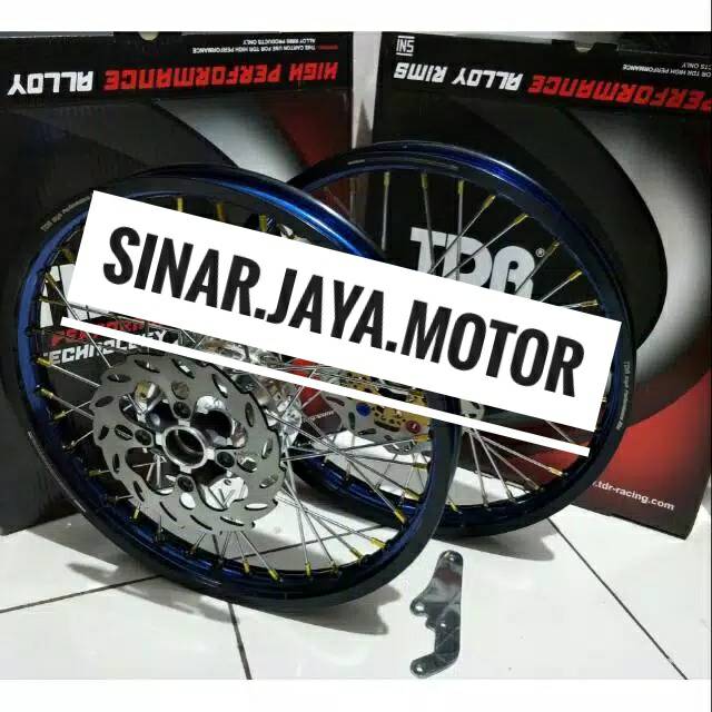 Paketan velg pelek velk pelak TDR sonic 150 ring 17 pemasangan pnp cakram bereket