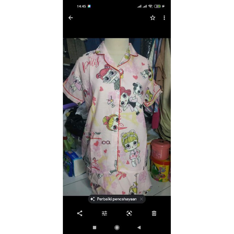 baju tidur CP LOL