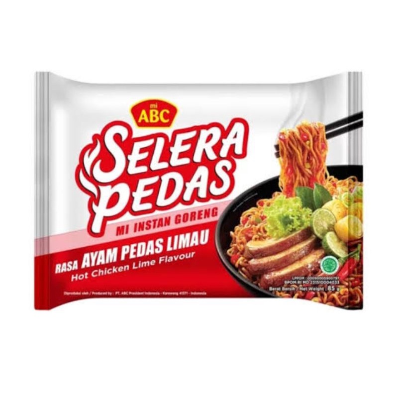 

Mie Goreng ABC Selera Pedas Rasa Ayam Limau 85Gr
