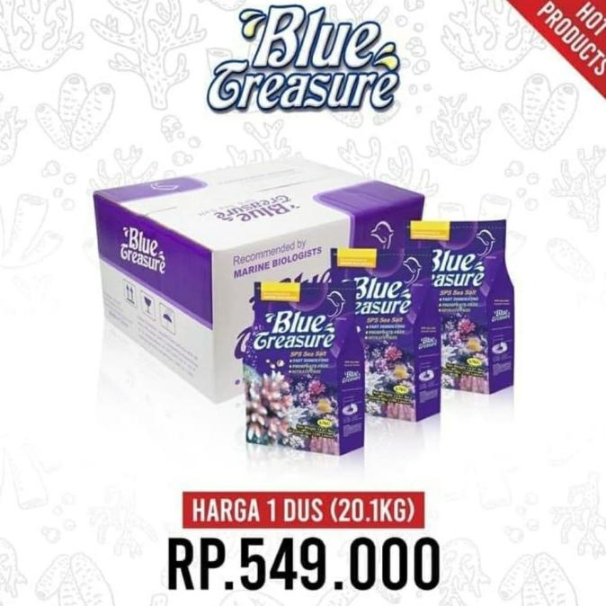 

SPECIAL Blue Treasure SPS salt 20.1Kg ASW Salt Mix Garam Laut Sintetis