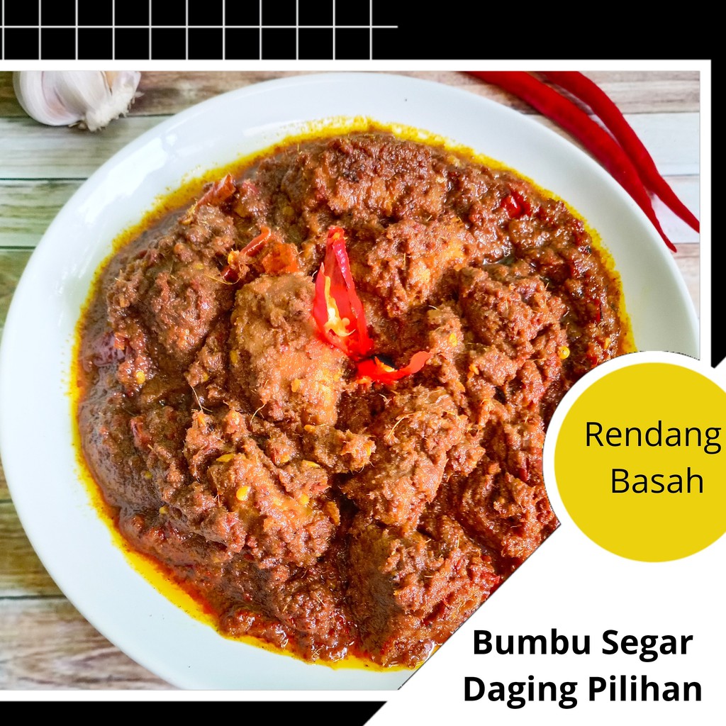 

Rendang Daging Basah asli Tanah Minang Berat 1 kg