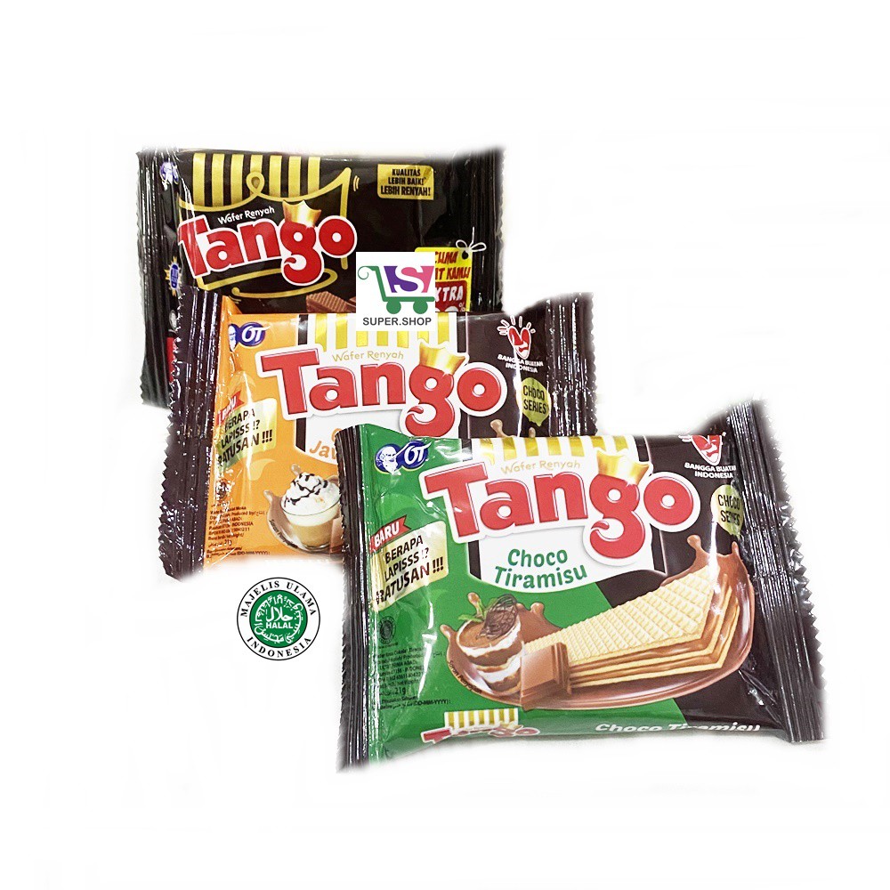 Wafer Tango MINI Cokelat / Javamocca / Choco Tiramisu 21 Gram SATUAN