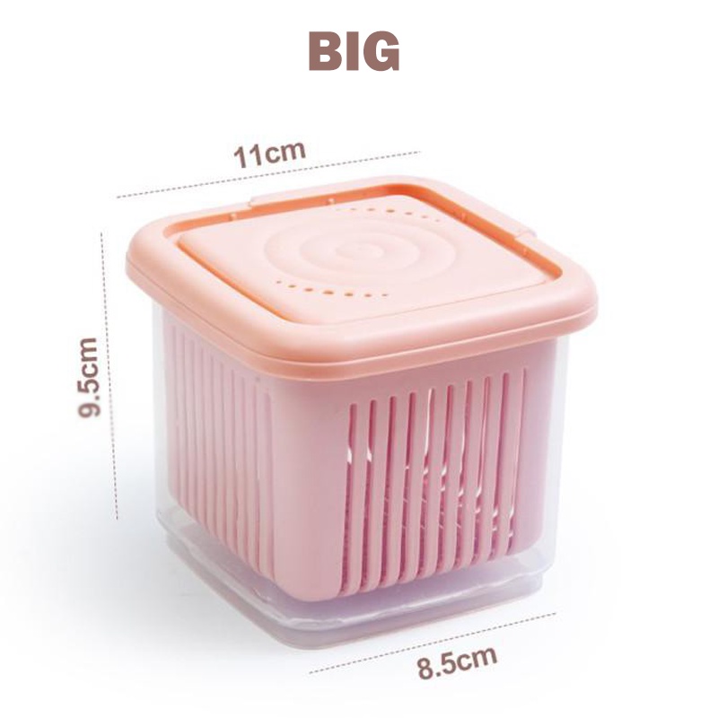 ❤️GTB❤️ Food Container Kotak Tempat Makan Toples Plastik Saringan C001