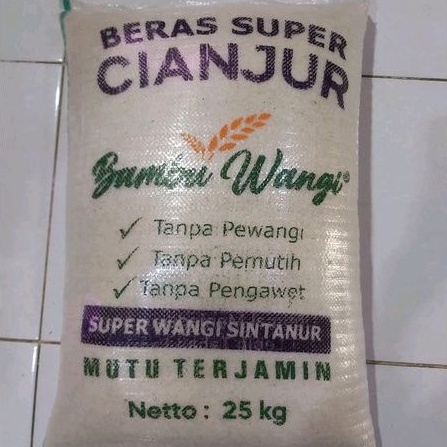 

Beras Pandan Wangi Medium - Merk Bambu Wangi 50 KG KHUSUS INSTAN KURIR JABODETABEK