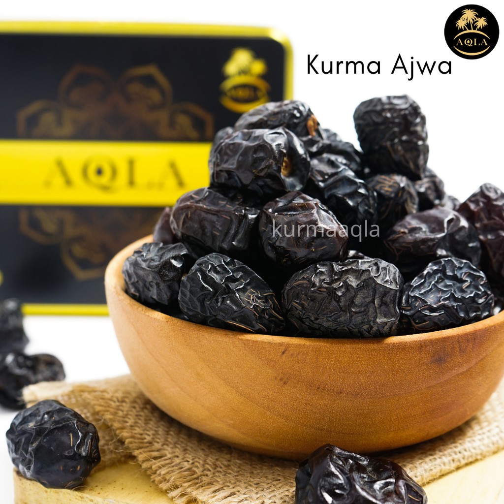 KURMA AJWA ASLI SAUDI 100% / KURMA NABI / KURMA AJWAH / KURMA KERING AJWA 400GR