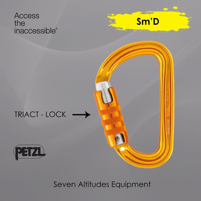 Carabiner Sm D Petzl Triact Lock
