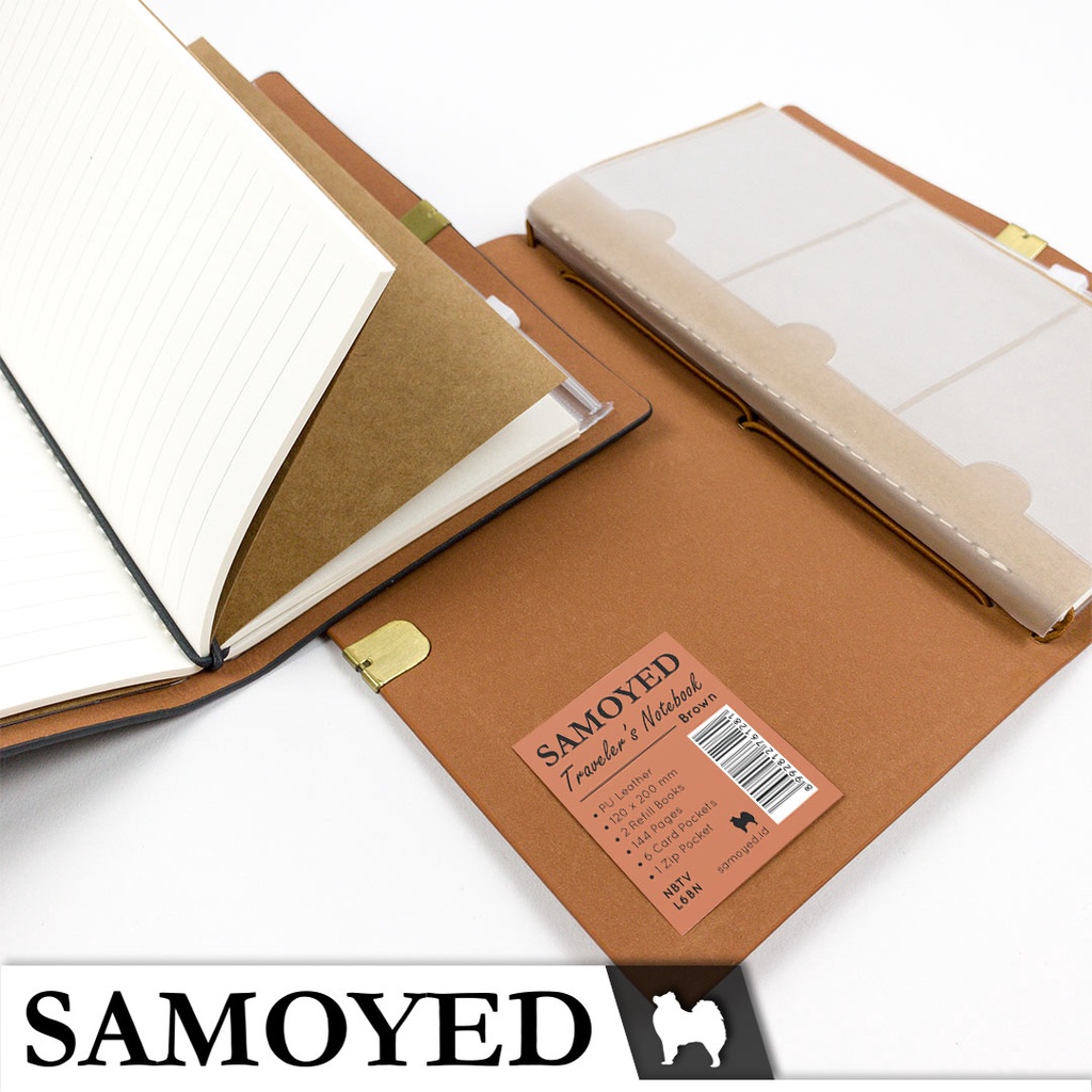 

HJK SAMOYED NBTV-L6 Buku Tulis / Catatan / Agenda / Jurnal / Traveler's Notebook / Diary / Journal