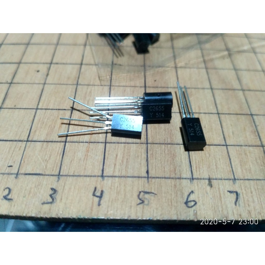 [HAEBOT] Transistor 2SA1020 2SC2655 A1020 C2655 1 Watt 2A 50V Arus Tinggi To-92 PNP NPN 5 Pcs