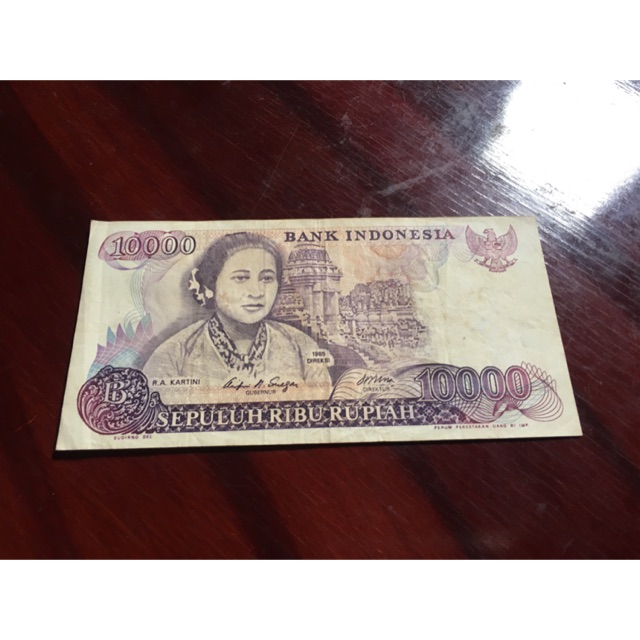 Uang Kuno Rp 10000 Kartini
