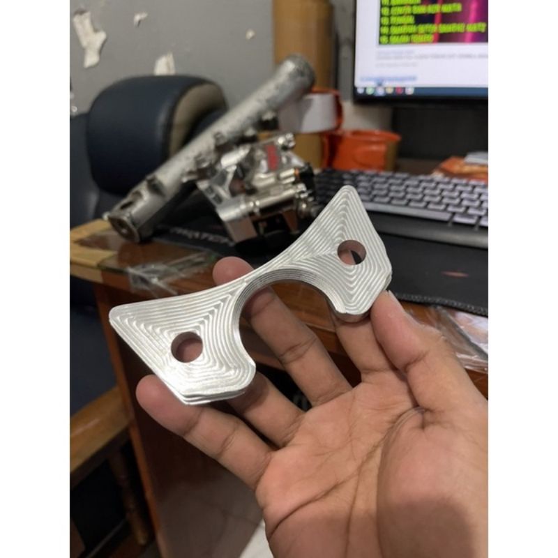 Peninggi Raiser CBR Led Almunium CNC Spacer Raiser CB GL MP TIGER