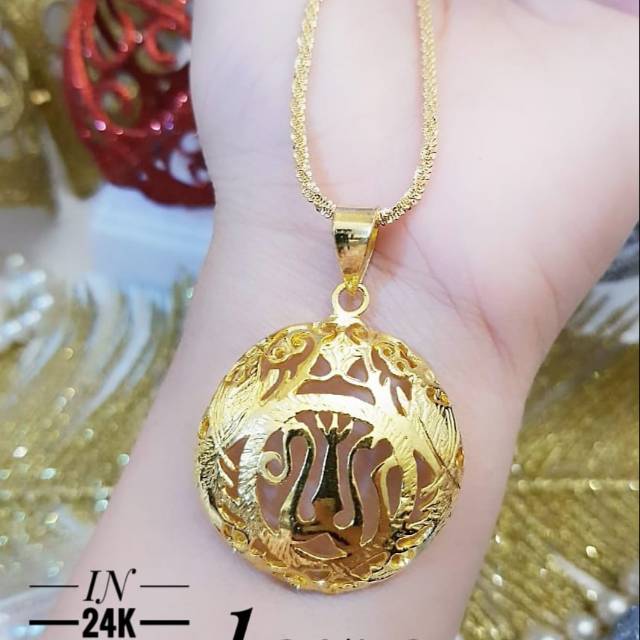 Xuping set perhiasan lapis emas 24k 0434k