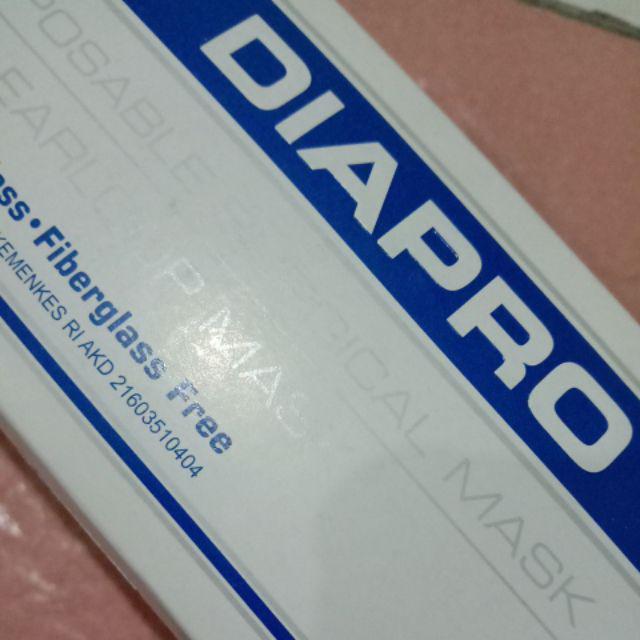 Masker Diapro Motor Debu Surgical Mask Hijau Polos Murah