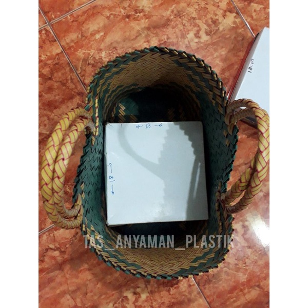 Tas Souvenir LEBARAN  ,Tas Parcel,Tas Kendurinan ,Tas Anyaman Grosir Murah Ukuran M/Tanggung