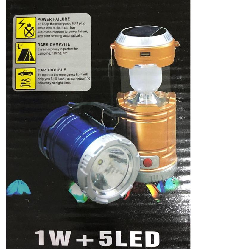 ♀ Lentera Tarik Solar Cell + Senter MUX-229 ✰