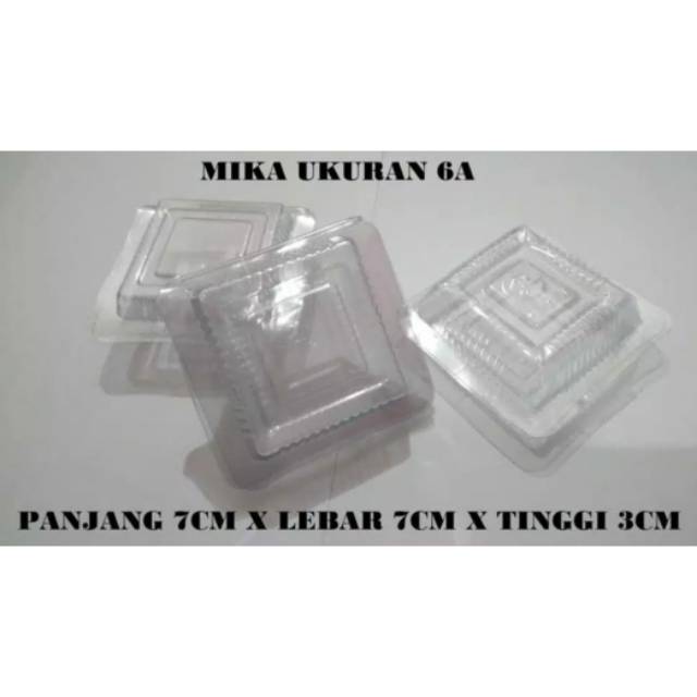 

Plastik mika jajanan pasar bening KPM ukuran 6A