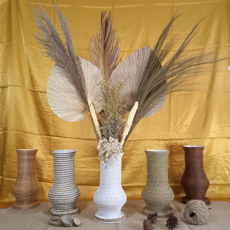 Paket Hemat Bunga Kering | Paket Lengkap Bunga Kering | Paket Bunga Kering | Paket Bunga Kering Vas 