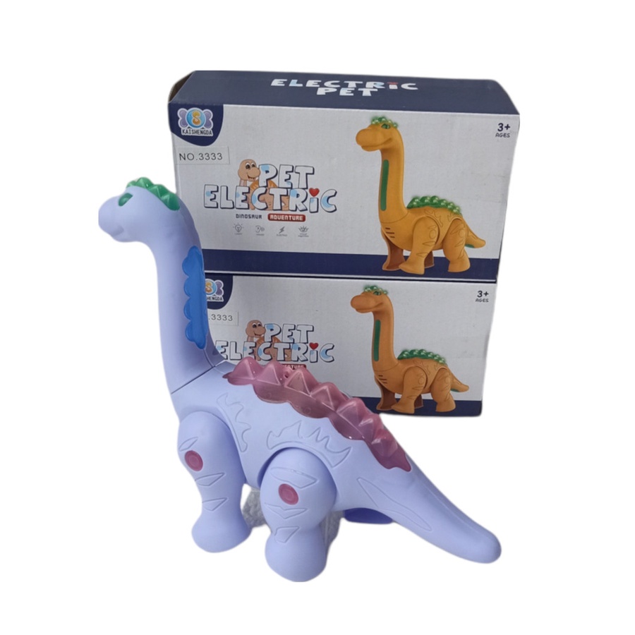 Sovenir Kado Hadiah Mainan Lucu Dinosaur Dinosaurus Berjalan Suara Lampu 3333- Kado hadiah Mainan edukasi Figure Usia 2 3 4 5 6 7 8 Tahun ST