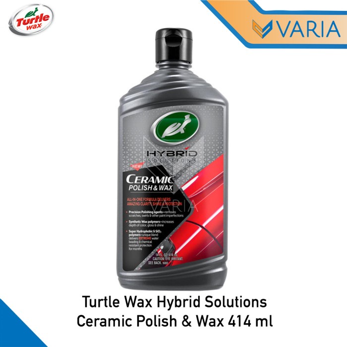 Turtle Wax Hybrid Solutions Ceramic Polish &amp; Wax 414 ml Liquid Poles