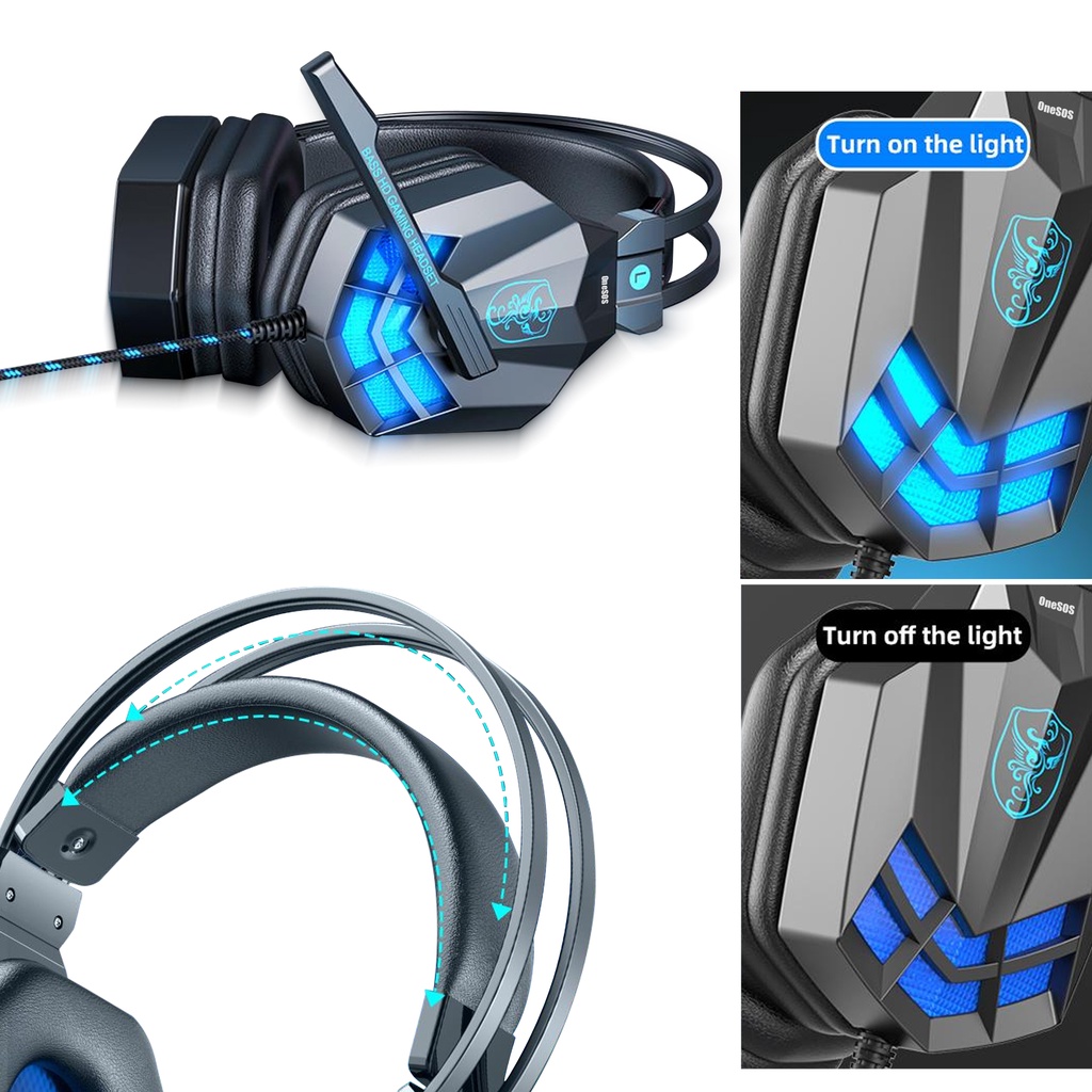 Headset Game Microphone - X4 | SY830 | SY850 | G10 Murah Headphone Kabel Earphone Gaming Over Ear With Microphone