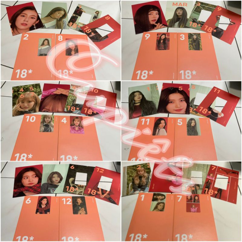 (READY) RED VELVET SG 2018 SET (BACA DESK)