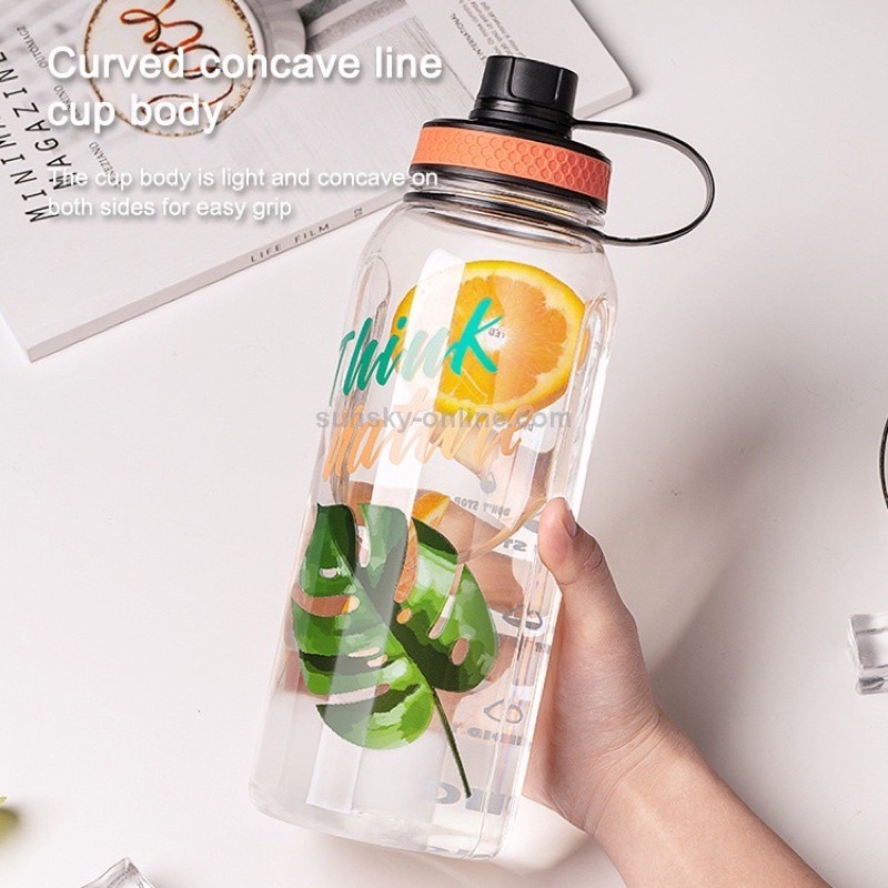 Termurah Botol Minum Think Nature 2000 ML - Botol Besar 2 Liter - Drink Bottle