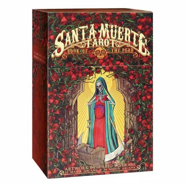 Santa Muerte Tarot Book of Dead by Fabio Listrani Shopee 