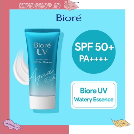 KINDSTORE❤ | Biore UV Aqua Rich Watery Essence SPF50 50 gr - Biore UV Sunscreen