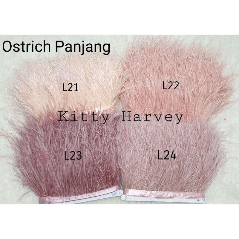 BULU OSTRICH PANJANG 1METER