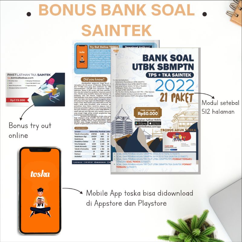 Bank Soal UTBK SBMPTN SAINTEK 2023 Pembahasan IPA - Buku SPMB PKN STAN