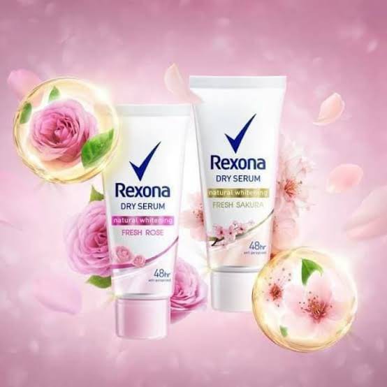 REXONA Deodorant Dry Serum Natural Whitening 50ml - Fresh Rose/Fresh Sakura