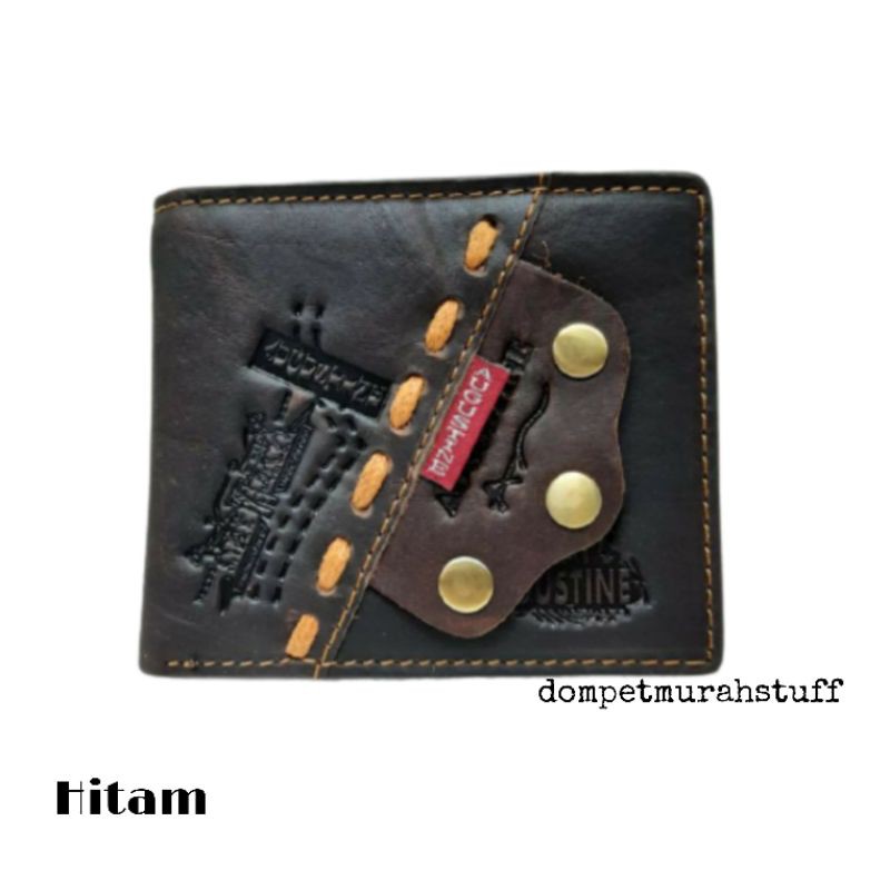 Dompet Kulit Augustine Variasi A601. Dompet Kulit asli. Dompet kulit lipat pendek.